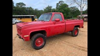 1986 Chevrolet ¾ Ton 2 Door Regular Cab 4x4 Diesel Military Pickup Truck (17,017 Miles Showing)