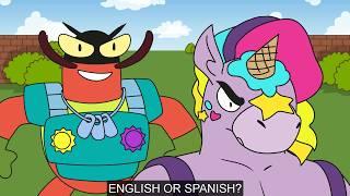 Brawl Stars Animation CLANCY "ENGLISH or SPANISH" meme