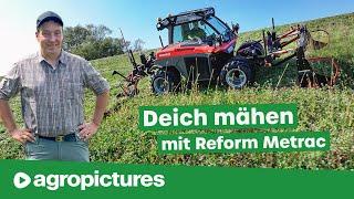 Unterwegs mit Lohnunternehmer Josef Winkler | Reform Metrac H95 im Einsatz bei der Landschaftspflege