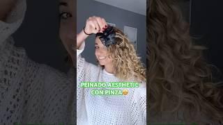 COMO HACER UN PEINADO AESTHETIC CON PINZA #maymalma #peinadosfaciles #viralvideo #hairstyle #hair