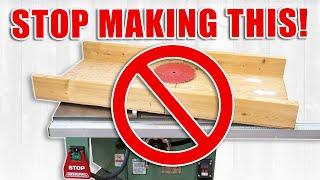 STOP Making Out-Dated Table Saw Sleds, Do This Instead