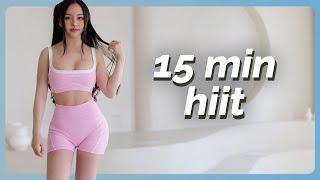 15 Min HIIT Workout - Full Body No Equipment- Shred & Tone Challenge