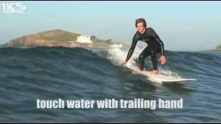 How To Ride Along the Wave Face - a short cut to the green face.