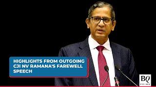 What Outgoing CJI NV Ramana Had To Say In His Farewell Speech