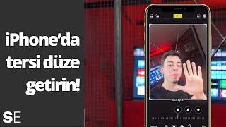 iPhone'da ters selfie düzeltme işlemi nasıl yapılır? - Tersi düze getiren video!