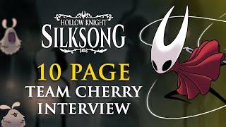 10 things I learnt about Hollow Knight: Silksong (from the APWOT Team Cherry interview)