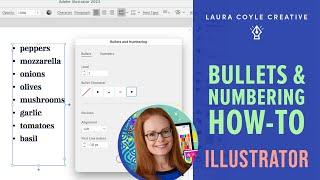 Bullets and Numbering Explained in Adobe Illustrator 2023