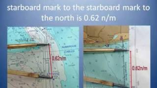 Measuring distance on a nautical chart
