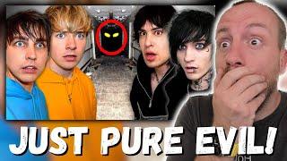 JUST PURE EVIL! Sam and Colby Ghost Hunting at Haunted Insane Asylum (ft. Jake & Johnnie) REACTION!