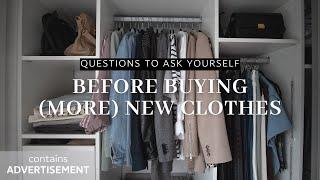 How to shop less & become happier with your wardrobe | Shopping questions