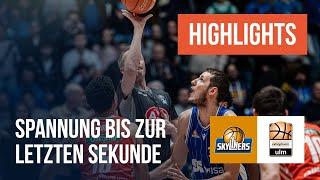 Highlights: Skyliners Frankfurt -  ratiopharm ulm | easyCredit Basketball-Bundesliga