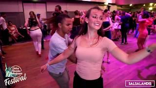 Andre & Julia dancing Salsa @ Mambo Duketown Salsa & Bachata Festival - 27 July 2019