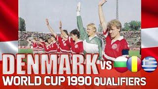 Denmark World Cup 1990 Qualification All Matches Highlights | Road to Italy