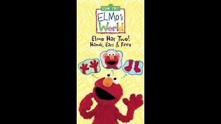 Opening & Closing To Elmo's World: Elmo Has Two! Hands, Ears & Feet (2004 VHS)