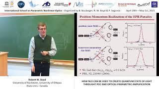 12/44 NLO to create quantum state of light through PDC & OPA