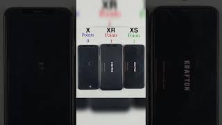 iPhone X vs iPhone XR vs iPhone XS Pubg Test Which one is faster??#shorts #pubgmobile #pubgtest