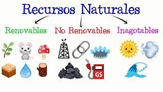 Recursos Naturales: Renovables, No Renovables e Inagotables [Fácil y Rápido] | Biología |