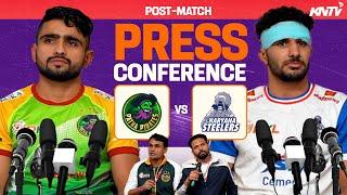 PKL 11 M52 | Patna Pirates vs Haryana Steelers | Press Conference ft. Jaideep and Ankit