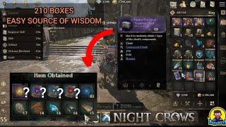 NIGHT CROWS 210 BOXES EASY SOURCE OF WISDOM (1 MONTH PIGIL)