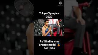 PV Sindhu wins Bronze medal for India in Tokyo Olympics 2020...