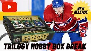 NEW RELEASE - OPENING A 2022-23 UPPER DECK TRILOGY HOBBY BOX