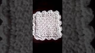 Honeycomb Table Mat Set - Crochet Pattern Available now! #crochet #tunisiancrochet #crochetpattern
