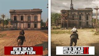 Red Dead Redemption 2 | New Austin Map Comparison | RDR 1 vs RDR2 Evolution