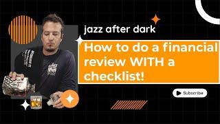 How To Do A Financial Review WITh A Checklist