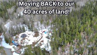 Moving Back to the Canadian Wilderness Pt. 1| Home Build Plans, Setting Up Solar & Water