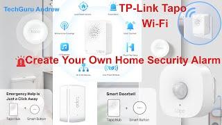 TP-Link Tapo Wi-Fi Home Security Alarm SETUP