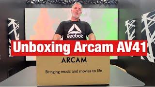 Arcam av41 unboxing and overview. 16 channel processor 9.2.6