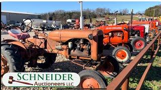 December Online Equipment Auction Preview with Schneider Auctioneers.