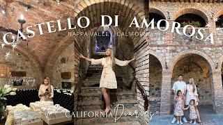 TRAVEL VLOGwine tasting+vineyard & castle tour@CastellodiAmorosa|calivlog|maricelsuniega