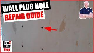 How to repair / fill wall plug holes – DIY decorating guide