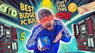 BEST BUDGET PC BUILD DISASTER.