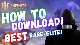 HOW TO DOWNLOAD! F2P RARE and ELITE HEROES for EARLY PROGRESSION! - Infinite Magicraid