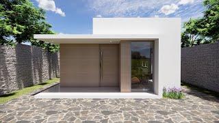 CASA PEQUEÑA MODERNA MINIMALISTA | small house