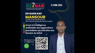 Webinar Drone & Intelligence Artificielle | Dr Barkawi Mansour