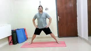 Dr Jacksan Fernandes Hatha Yoga Practice