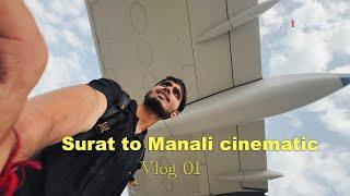 Surat to Manali cinematic  travel vlog 01  flying fpv in valley#travel #vlog #manali #travelvlog #