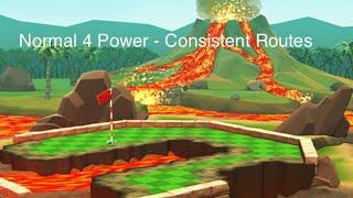 Golf Battle - Consistency at Lava Land with these 4 Power Shots