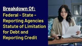 STATUTE OF LIMITATIONS FOR DEBT STATE BY STATE || What Is The Statute Of Limitations On My Debt