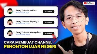 Cara Membuat Channel YouTube Penonton Luar Negeri | 1 Channel Banyak Bahasa - YouTube 101