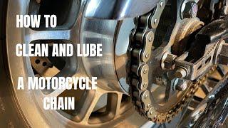 What Is The Best Motorcycle Chain Cleaner and Lube?