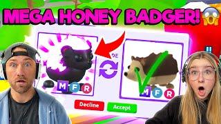 WE TRADE & MAKE The ALL NEW HONEY BADGER in Adopt Me! LIVE!