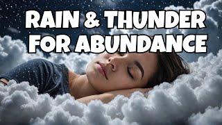 Sleep Soundly with Abundance Subliminals: Rain, Thunder