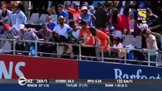 India vs New zealand 3rd ODI Eden Park Full Highlights Thrilling End 24 jan 2014