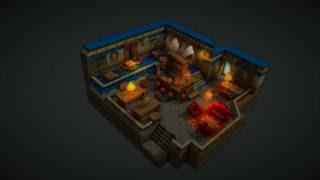 Z ! Voxel Blocks Interiors