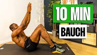 10 Minuten Bauch Workout ohne Geräte (SCHNELL & EFFEKTIV)