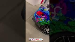 Peinture drôle sur Mercedes #shorts #supercar #funny #mercedes #funny painting